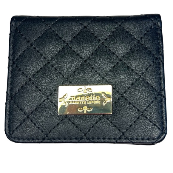 Nanette Lepore Small Wallet Card Holder Black - Picture 1 of 8